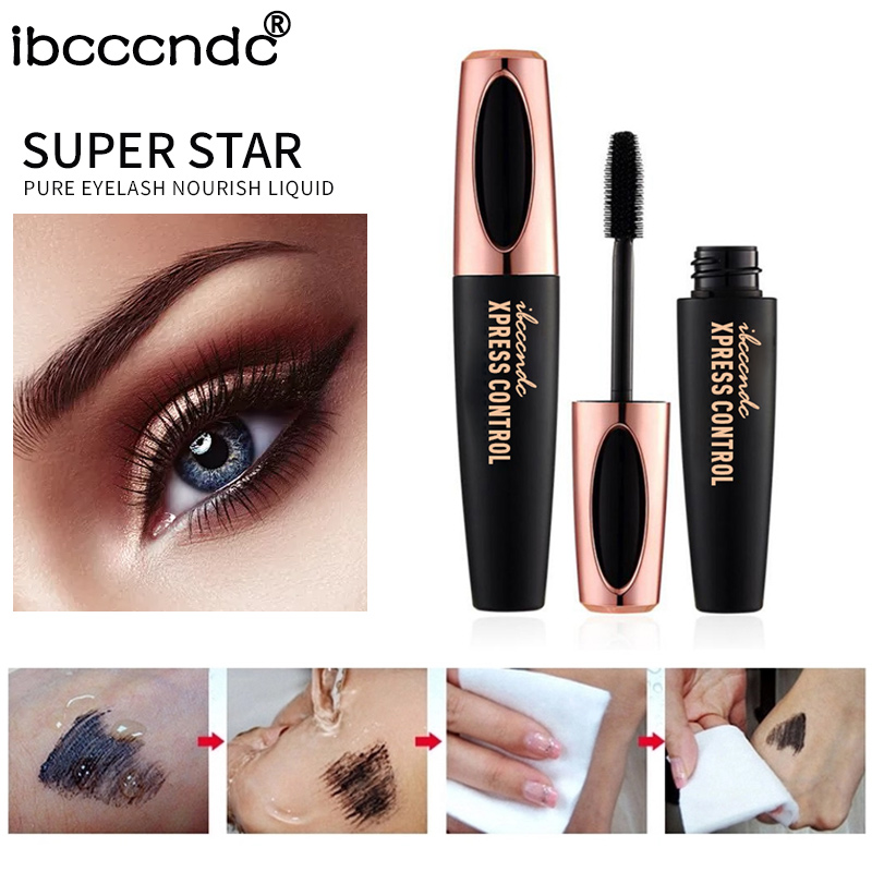 Silk Fiber Lash Mascara Waterproof Rimel 3D Mascara For Eyelash Black Thick Lengthening Eye Lashes Cosmetics
