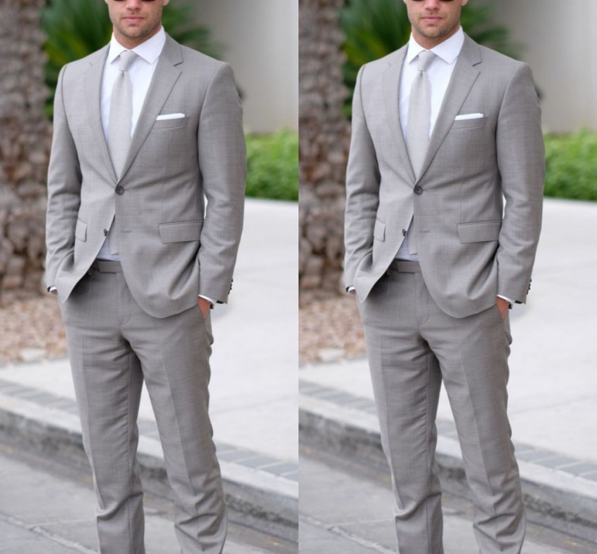 Elegant Gray Two Pieces(Jacket+Pants) Mens Suits Blazer Tuxedos For Wedding Prom Evening Party Bridegroom Best Men Suits Business Men Wear, White
Elegant Gray Two Pieces(Jacket+Pants) Mens Suits Blazer Tuxedos For Wedding Prom Evening Party Bridegroom Best Men Suits Business Men Wear, White