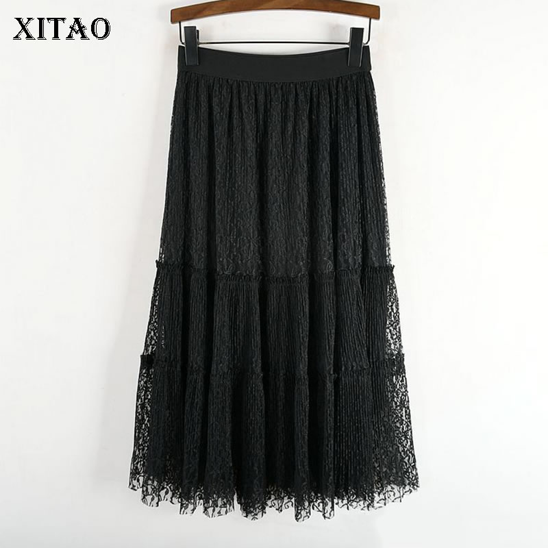 XITAO Lace Pleated Skirt Fashion New Women Elastic Waist Patchwork 2020 Spring Summer Minority Casual Style Loose Skirt DMY3820, Apricot dmy3820
XITAO Lace Pleated Skirt Fashion New Women Elastic Waist Patchwork 2020 Spring Summer Minority Casual Style Loose Skirt DMY3820, Apricot dmy3820