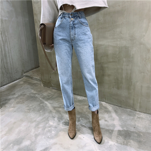 Genayooa Casual Korean Women' Jeans Streetwear Ladies Jeans Denim High Waist Cotton Vintage Pencil Pants High Quality Mom, Blue
Genayooa Casual Korean Women' Jeans Streetwear Ladies Jeans Denim High Waist Cotton Vintage Pencil Pants High Quality Mom, Blue