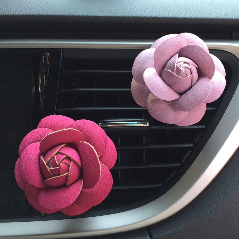 PU Leather Weave 3D Flower Car Freshener Air Conditioning Vent Car Perfume Auto Interior Decor Air Freshener In The Styling
PU Leather Weave 3D Flower Car Freshener Air Conditioning Vent Car Perfume Auto Interior Decor Air Freshener In The Styling
