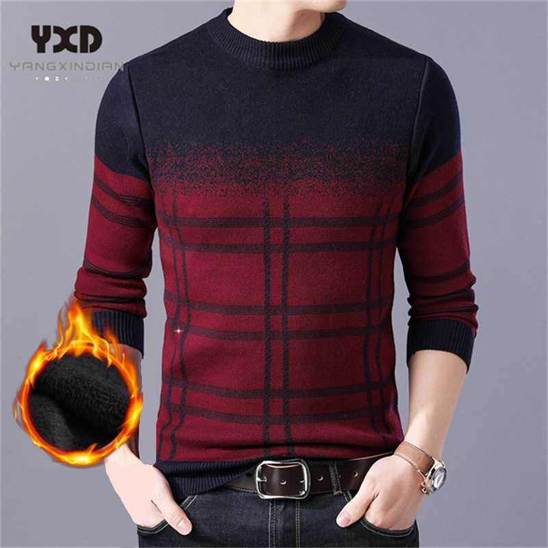 2020 New Winter Men clothes sweater plus velvet thick warm sweater bottoming shirt with dad outfit Pull Homme pullover m, Green
2020 New Winter Men clothes sweater plus velvet thick warm sweater bottoming shirt with dad outfit Pull Homme pullover m, Green