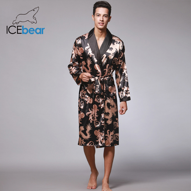 2020 long-sleeved couple nightgown men's bathrobe silk nightgown men's long robe home service SY-WP032, Huise
2020 long-sleeved couple nightgown men's bathrobe silk nightgown men's long robe home service SY-WP032, Huise