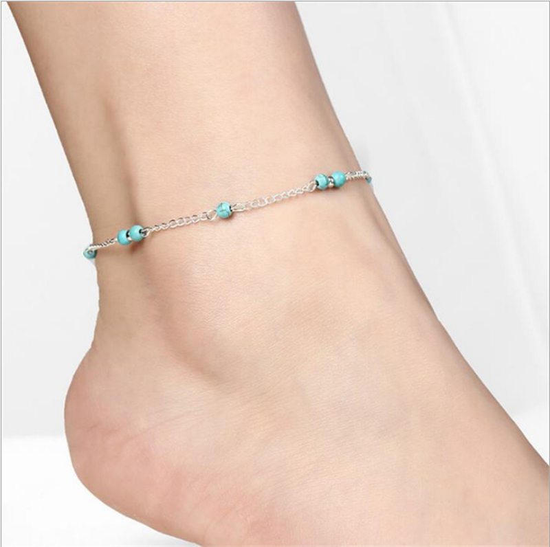 European and American retro anklet conch starfish bead anklet female beach anklet