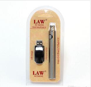 LAW Preheating VV Vape Pen 1100mah Battery With USB Charger Variable Voltage Preheat Battery 510 Thread Battery Starter Kits Blister Pack
LAW Preheating VV Vape Pen 1100mah Battery With USB Charger Variable Voltage Preheat Battery 510 Thread Battery Starter Kits Blister Pack