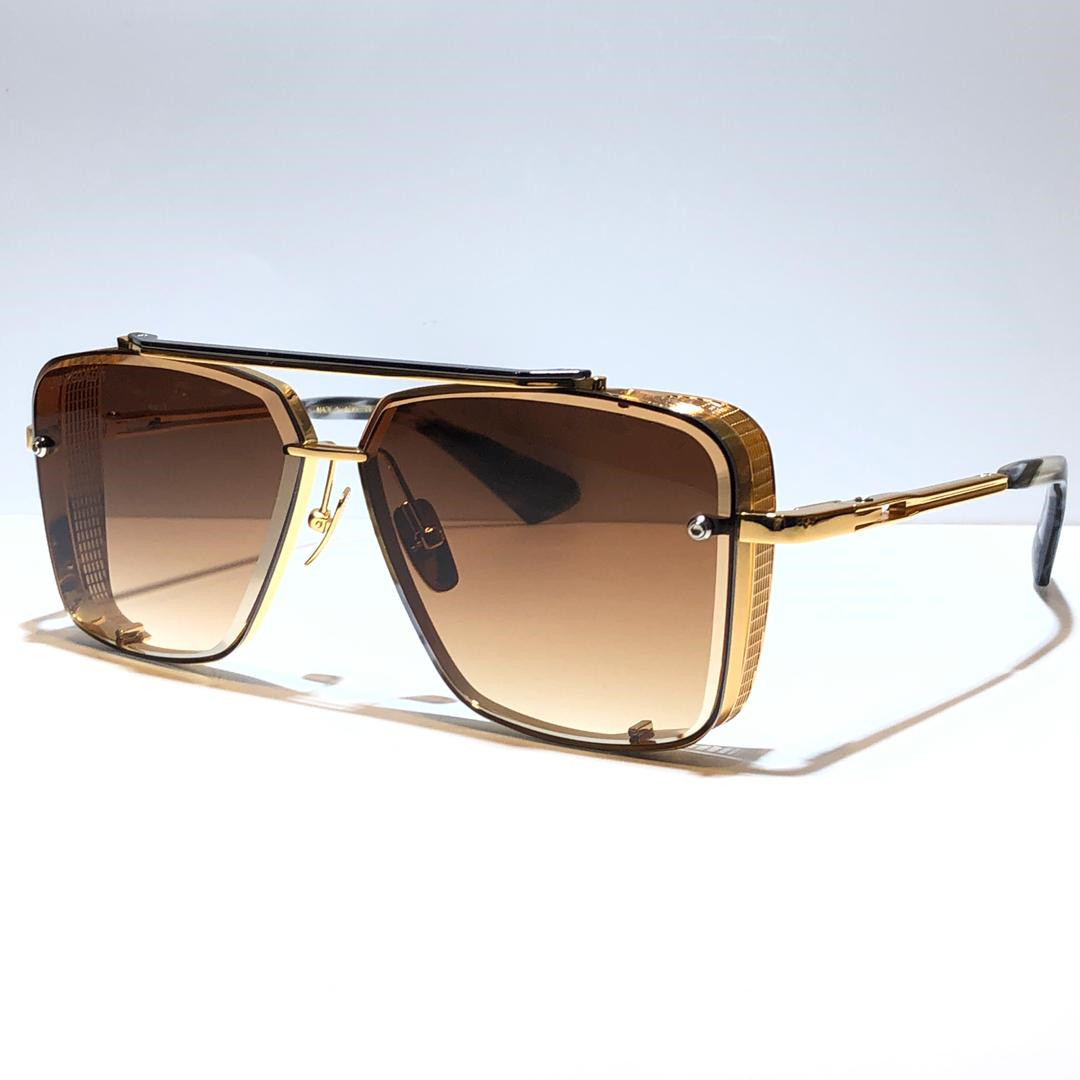 New LIMITED EDITION sunglasses men designer metal vintage sunglasses fashion style square frameless UV 400 lens with original case
