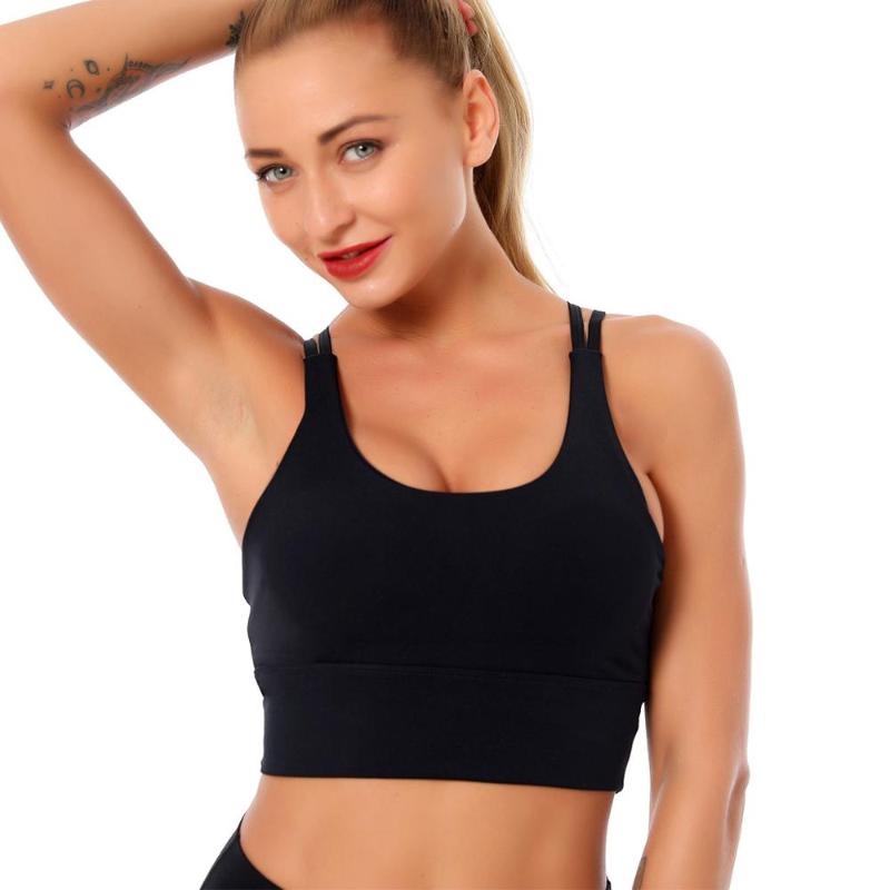 Strap Sports Bras with Pad Women Fitness High Impact Push Up Seamless Crop Top Gym Workout Yoga Sports Wear Active Tank,LF085, Blue bras
Strap Sports Bras with Pad Women Fitness High Impact Push Up Seamless Crop Top Gym Workout Yoga Sports Wear Active Tank,LF085, Blue bras