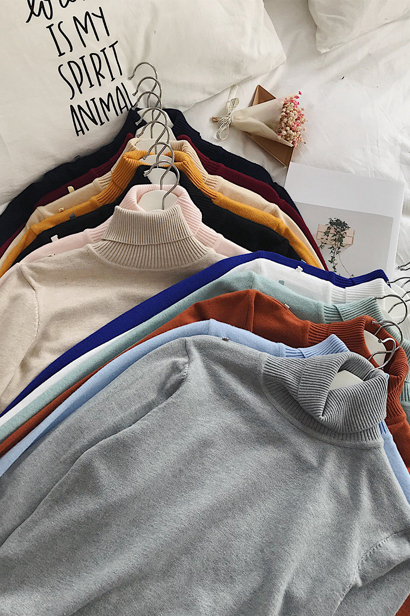 Male sweater men Winter Pullover Turtle Neck Men's Jumper White Mens Knitwear Pull Homme Turtleneck Men Sweater Christmas Cotton SH190930
