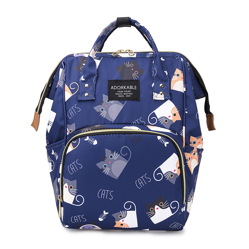 Custom Printed Cartoon Diaper Bag Multi-Function Women's Diaper Backpack Large Capacity Mother's Bag, Black
Custom Printed Cartoon Diaper Bag Multi-Function Women's Diaper Backpack Large Capacity Mother's Bag, Black