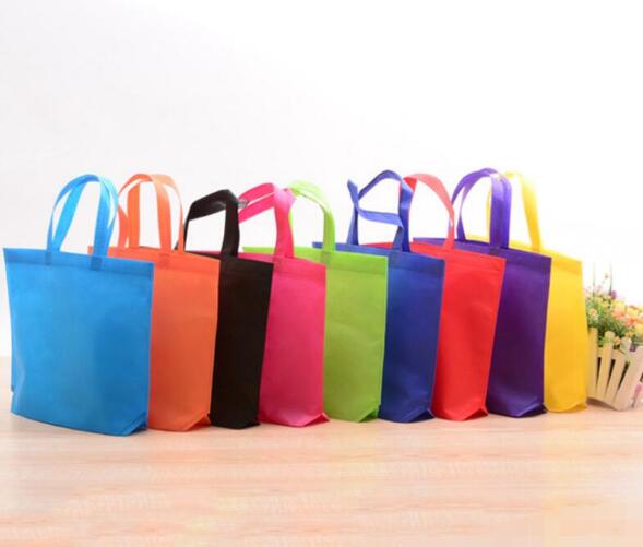 26cm*33cm manufacturer custom-made off-the-shelf non-woven bag carry shopping bag blank environmental protection bag can print logo