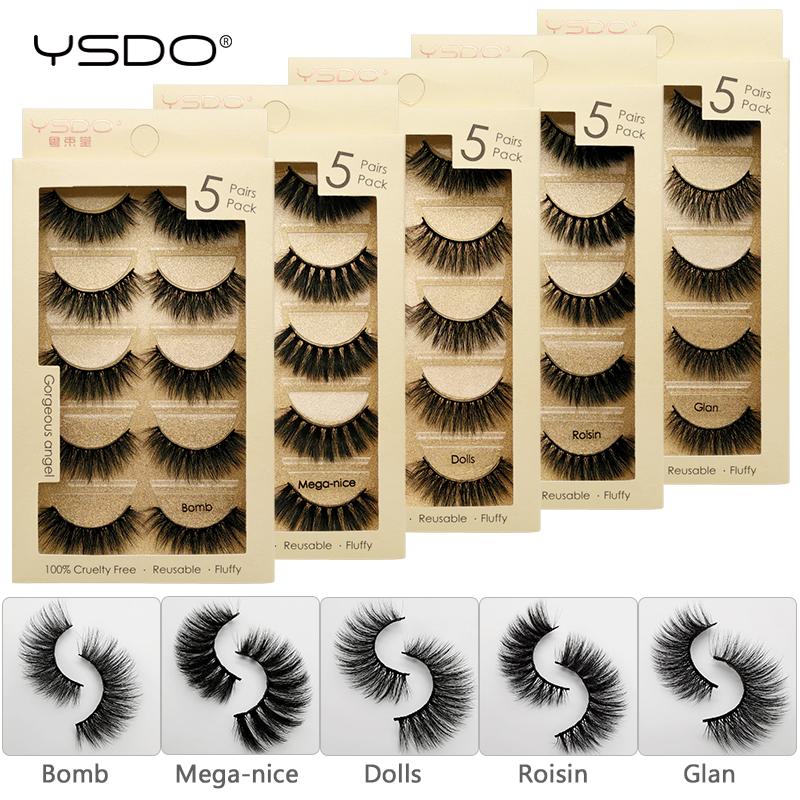 YSDO 5 Pairs Eyelashes Mink Strip Lashes Dramatic lashes Natural 3d Mink Eyelashes Makeup False Eyelashes Cilios Maquiagem
YSDO 5 Pairs Eyelashes Mink Strip Lashes Dramatic lashes Natural 3d Mink Eyelashes Makeup False Eyelashes Cilios Maquiagem