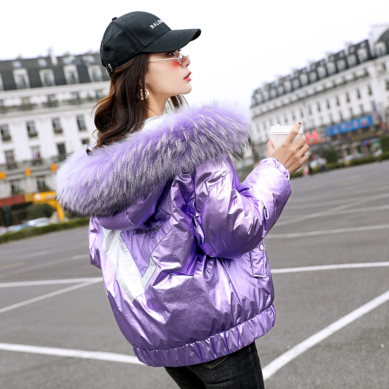 2019 Autumn Winter Real Raccoon Fur Collar Double Side Wear Coat Female Parka Women Down Hooded Thick Warm Jacket Women PP095, Beige
2019 Autumn Winter Real Raccoon Fur Collar Double Side Wear Coat Female Parka Women Down Hooded Thick Warm Jacket Women PP095, Beige