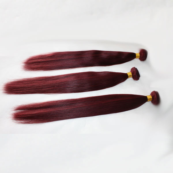 Top Quality color 27 RED 33 99j human Hair weft Malaysian virgin remy Hair 50g 5pcs Lot