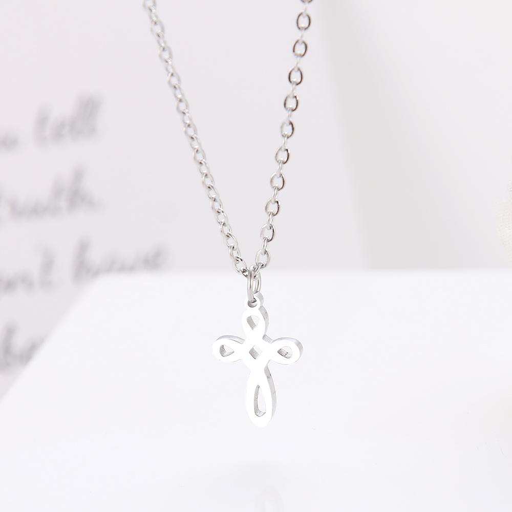 Popular Jewelry Stainless Steel For Women Woven Cross Gold And Silver Color Pendant Necklace Engagement Jewelry Women Wedding For Women
Popular Jewelry Stainless Steel For Women Woven Cross Gold And Silver Color Pendant Necklace Engagement Jewelry Women Wedding For Women