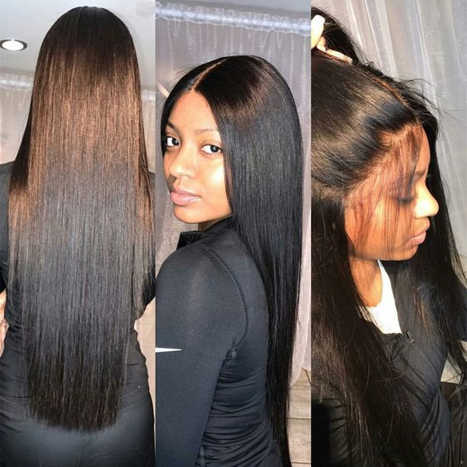 100% Brazilian Virign Remy Human Hair Straight African American Glueless Full Lace Wig Front Lace Wig, Natural color
100% Brazilian Virign Remy Human Hair Straight African American Glueless Full Lace Wig Front Lace Wig, Natural color