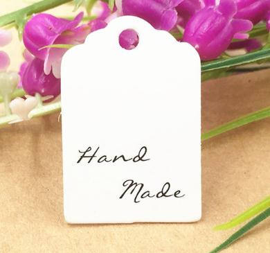 DIY Kraft Paper Tags Gift Wrap Label Blank Price Tag Kraft Gift Hang Tag Wedding Party Supplies 3x2cm 1000pcs