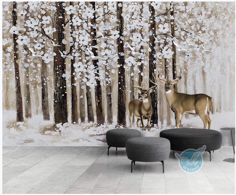 WDBH 3d wallpaper custom photo European forest snow elk flying bird background room home decor 3d wall murals wallpaper for walls 3 d, Non-woven
WDBH 3d wallpaper custom photo European forest snow elk flying bird background room home decor 3d wall murals wallpaper for walls 3 d, Non-woven