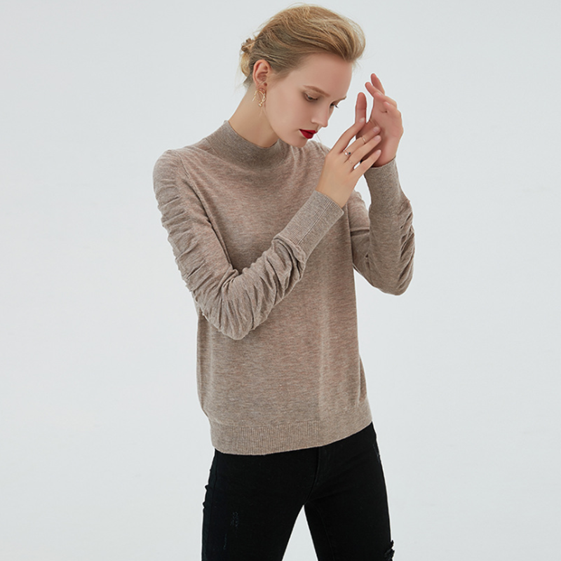 Autumn winter woolen sweater women 2019 new pure color foam sleeves bottom shirt self-cultivation easy-matching knitting sweater, Color same picture
Autumn winter woolen sweater women 2019 new pure color foam sleeves bottom shirt self-cultivation easy-matching knitting sweater, Color same picture