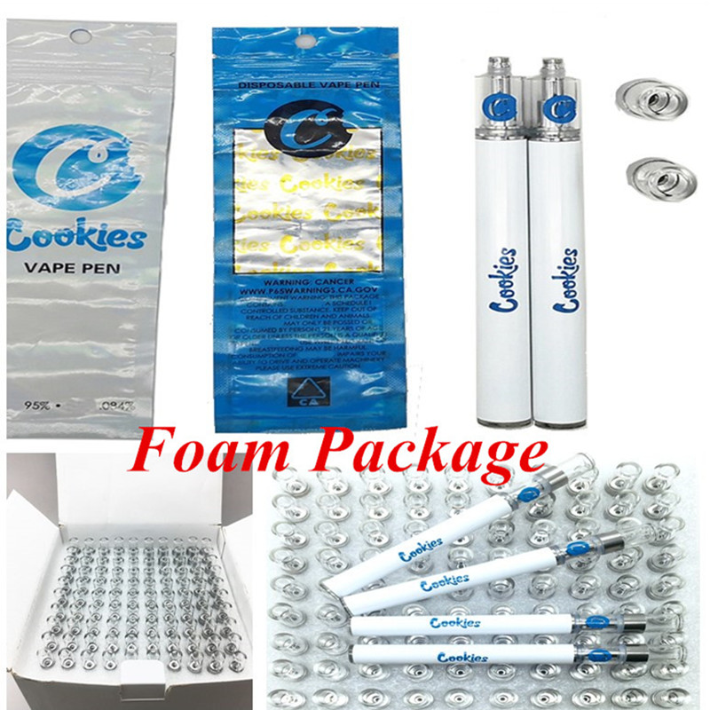 Cookies Disposable Vape Pen 0.5ml Starter Kits With 350mAh Battery Glass Tank Ceramic Coil Thick Oil Cartridges E-Cigarettes Packaging
Cookies Disposable Vape Pen 0.5ml Starter Kits With 350mAh Battery Glass Tank Ceramic Coil Thick Oil Cartridges E-Cigarettes Packaging