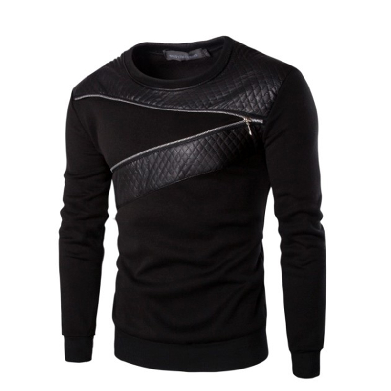Men's T-Shirts Idopy Men`s Leather Long Sleeve O Neck Gothic Punk Style Black Tees Shirts With Zippers For Hipster Plus Size 5XL
Men's T-Shirts Idopy Men`s Leather Long Sleeve O Neck Gothic Punk Style Black Tees Shirts With Zippers For Hipster Plus Size 5XL
