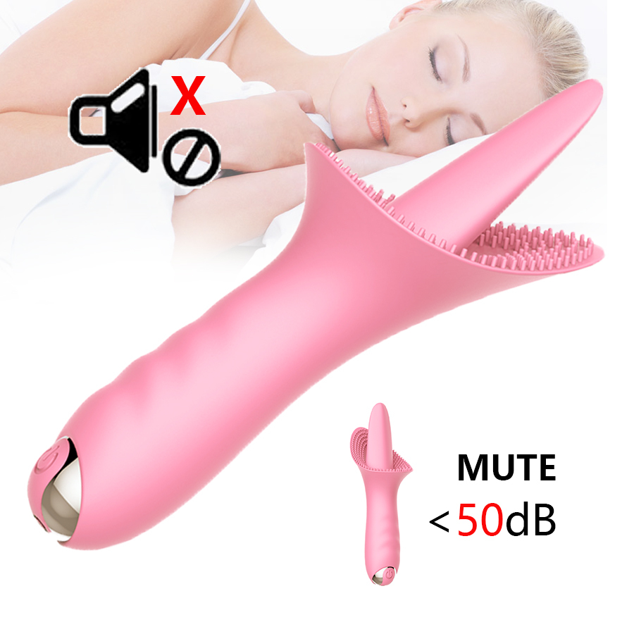 HWOK Tongue Lick Dildo Vibrators for Women Oral Massage G Point Clit Female Adult Sex Toy Stimulator Vagina Erotic Masturbator Y191228