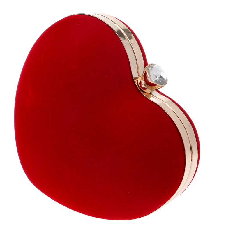 Designer-2018 Heart Diamonds Luxurious Women Evening Bags With Handle Velvet Girl's Gift Small Day Clutch Shoulder Chain Purse
Designer-2018 Heart Diamonds Luxurious Women Evening Bags With Handle Velvet Girl's Gift Small Day Clutch Shoulder Chain Purse