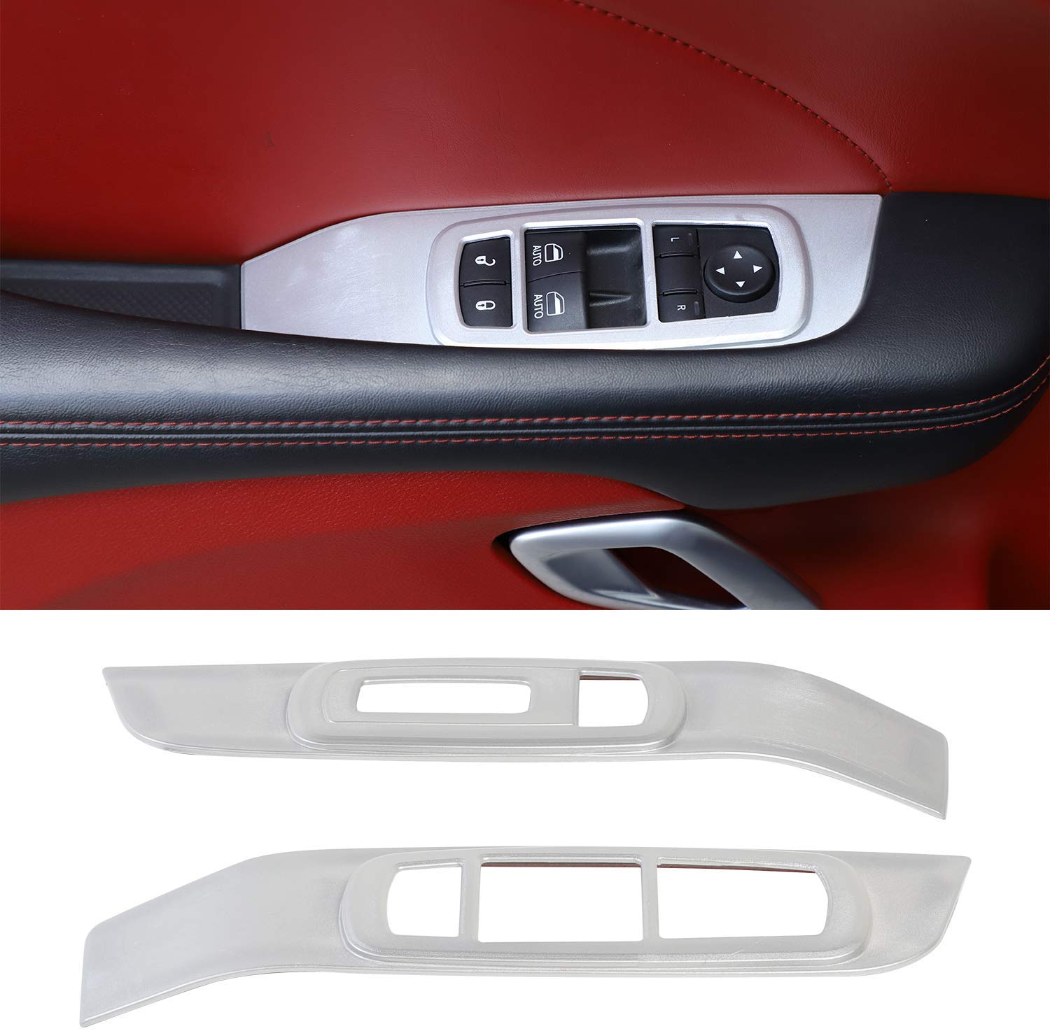ABS Car Window Lift Trim Switch Panel Accessories for Dodge Challenger 2015 UP Factory Outlet Car Interior Accessories