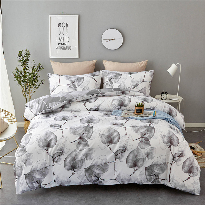 black winter simple leaf child bedding set couple double bed clothes floral winter bedroom king size duvet cover and pillowcases, Httb-6
black winter simple leaf child bedding set couple double bed clothes floral winter bedroom king size duvet cover and pillowcases, Httb-6