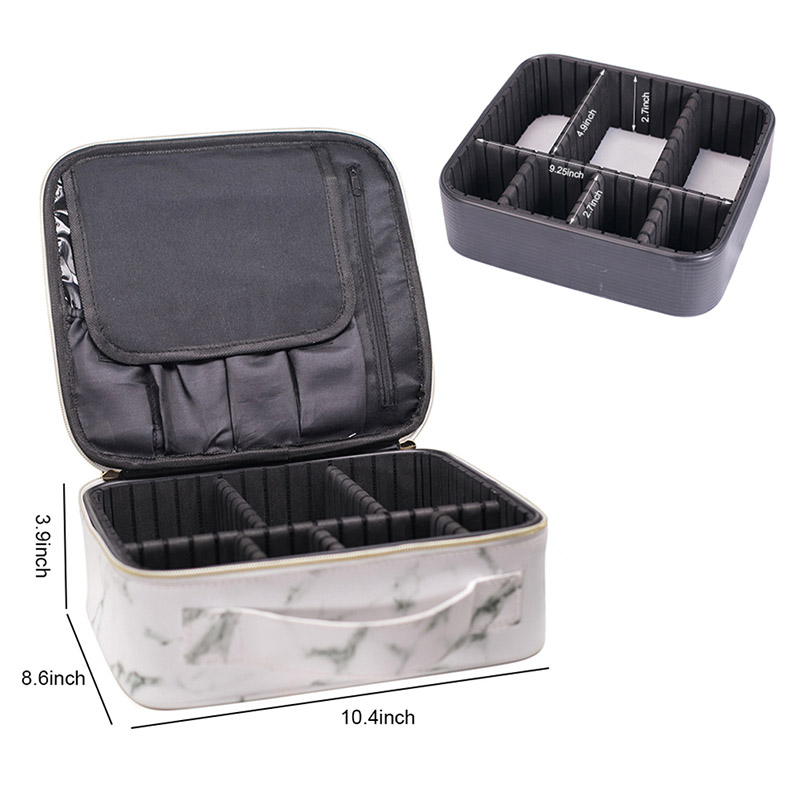 2019 New Style Marble Waterproof Portable Cosmetic Bag Women Travel Make Up Makeup Organizer Bag Large Capacity Travel Kits, White
2019 New Style Marble Waterproof Portable Cosmetic Bag Women Travel Make Up Makeup Organizer Bag Large Capacity Travel Kits, White