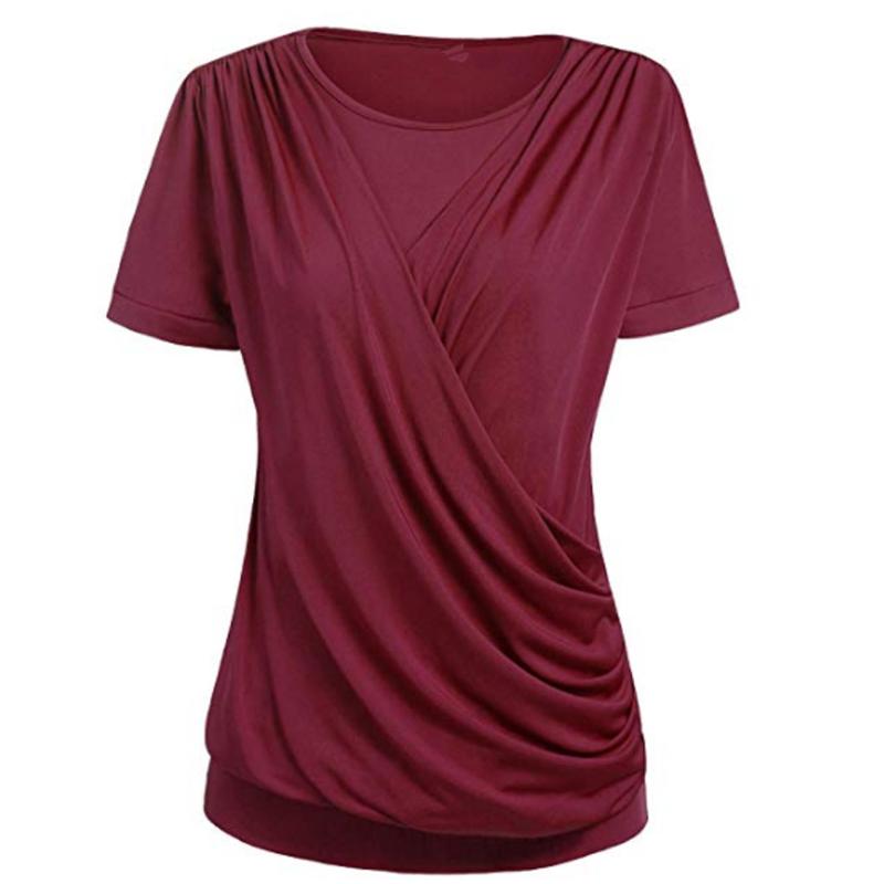 Fashion Chiffon T-shirt Women Short-sleeved Casual Summer Pleated Beach Sports Tshirt Plus Size Yoga Gym Fitness Tee Top, Black
Fashion Chiffon T-shirt Women Short-sleeved Casual Summer Pleated Beach Sports Tshirt Plus Size Yoga Gym Fitness Tee Top, Black