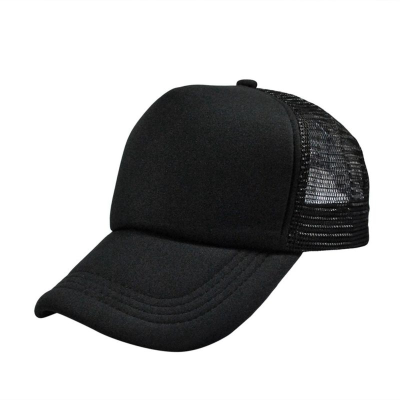 Wholesale 10pcs/Lot Plain Trucker Mesh Hat Snapback Blank Baseball Cap Adjustable Size Spring Summer Party Beach Outdoor Street Church Sunhat