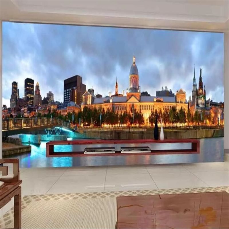 mural Custom wallpaper 3d photo mural city night landscape sea sky full landscape TV background wall painting Papel de parede, As pic
mural Custom wallpaper 3d photo mural city night landscape sea sky full landscape TV background wall painting Papel de parede, As pic