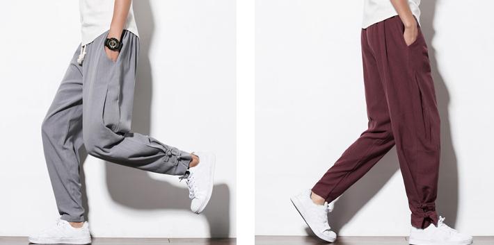 High quality cotton&linen gray/red/blue/black lay Spring&summer men loose trousers martial arts bloomers haroun pants
High quality cotton&linen gray/red/blue/black lay Spring&summer men loose trousers martial arts bloomers haroun pants