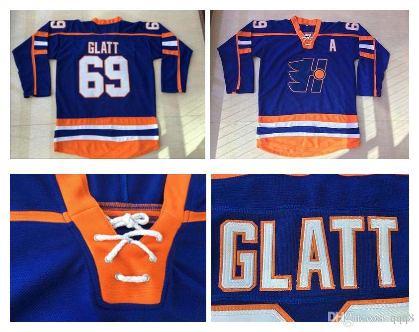 Top Quality ! Doug The Thug #69 Glatt Halifax Highlanders Hockey Jersey Blue Movie Jerseys 100% Stitched
Top Quality ! Doug The Thug #69 Glatt Halifax Highlanders Hockey Jersey Blue Movie Jerseys 100% Stitched