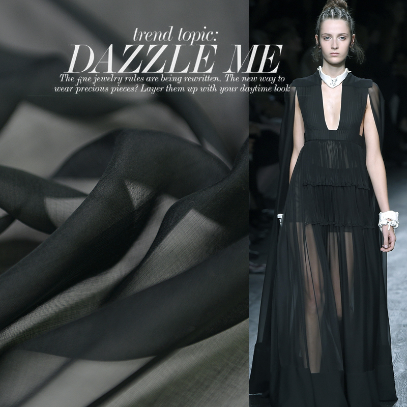 2019 Spring Summer New 100% Silk Chiffon for Women Lining Dress 140cm Wide 8 Momme Soft Thin Cloth for Diy Sewing Sale Hot
2019 Spring Summer New 100% Silk Chiffon for Women Lining Dress 140cm Wide 8 Momme Soft Thin Cloth for Diy Sewing Sale Hot
