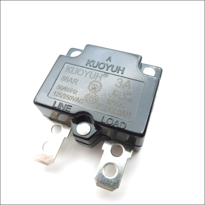 Circuit Breakers 3A 88AR Series Taiwan KUOYUH Overcurrent Protector Overload Switch Automatic Reset