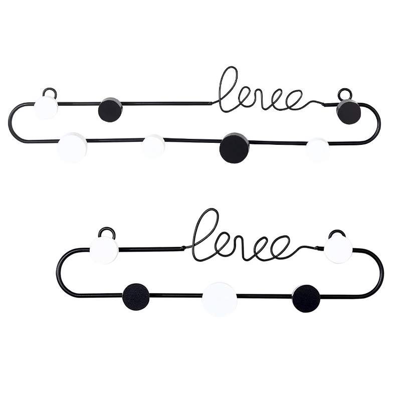 2 Pcs Black Creative Letters Hooks Hangers Metal Wall Art Home Organization Hanging Clothes Hat Hanger Hook Coat Rack
2 Pcs Black Creative Letters Hooks Hangers Metal Wall Art Home Organization Hanging Clothes Hat Hanger Hook Coat Rack