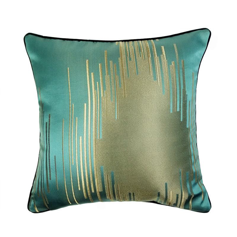 Fashion Design Contemporary Gold Green Pillow Case Modern Pipping Jacquard Woven Home Floor Sofa Abstract Lines Square Cushion Cover 45x45cm
Fashion Design Contemporary Gold Green Pillow Case Modern Pipping Jacquard Woven Home Floor Sofa Abstract Lines Square Cushion Cover 45x45cm
