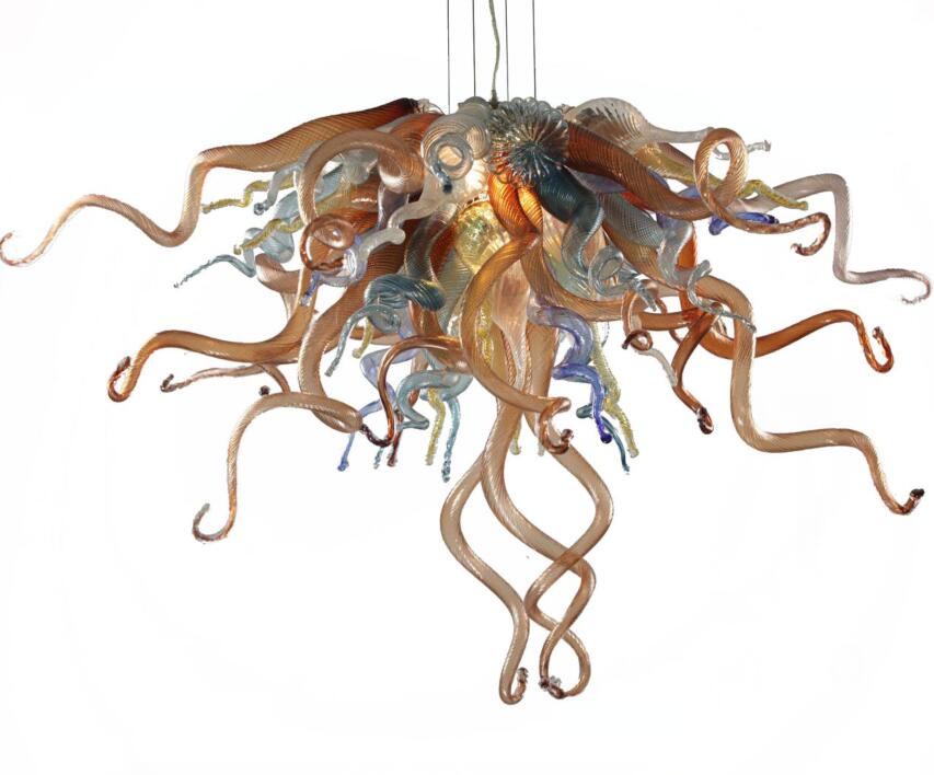Lamps Elegant Retro Art Glass Lamp Twisted 100% Mouth Blown Turkey Style Chandelier Lighting
Lamps Elegant Retro Art Glass Lamp Twisted 100% Mouth Blown Turkey Style Chandelier Lighting
