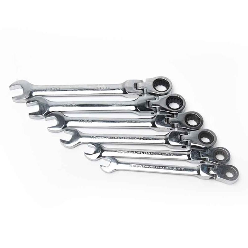 Flexible Head Ratchet Metric Spanner Open End And Ring Wrenches Tool Ratchet Handle Wrench Spanner Nut Tool 8-13mm
Flexible Head Ratchet Metric Spanner Open End And Ring Wrenches Tool Ratchet Handle Wrench Spanner Nut Tool 8-13mm
