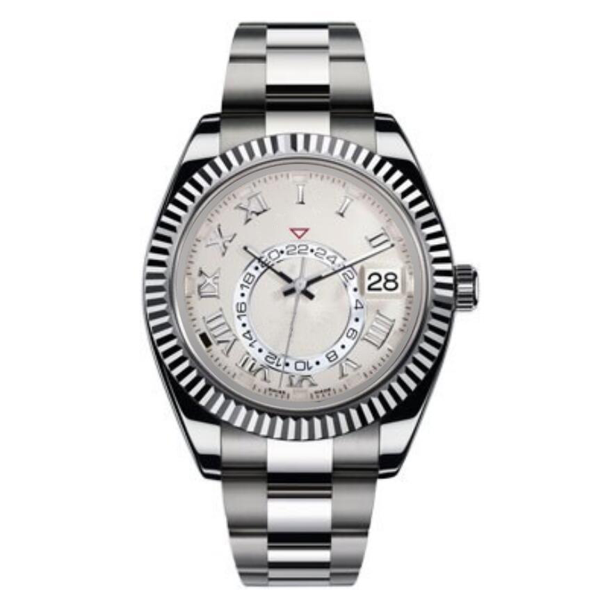 Classic Mens Automatic Watch Rome Luminous Time Zone Small Dial Calendar Date Rotate Sky Dweller Wrist Watches Busilojes De Marca Wristwatch, Only waterproof
Classic Mens Automatic Watch Rome Luminous Time Zone Small Dial Calendar Date Rotate Sky Dweller Wrist Watches Busilojes De Marca Wristwatch, Only waterproof