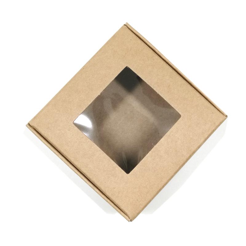 Brown Kraft Paper Boxes Transparent Window Foldable Package Papercard Box Jewelry Craft Cosmetic Toy Storage Boxes for Christmas
Brown Kraft Paper Boxes Transparent Window Foldable Package Papercard Box Jewelry Craft Cosmetic Toy Storage Boxes for Christmas