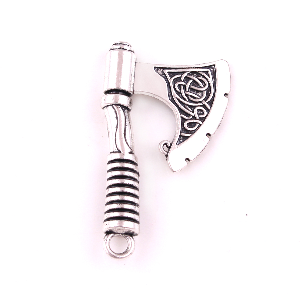HL0089 Factory direct sales fashion new design viking pendant Viking Axe shape charm European men religious amulet jewelry, Silver
HL0089 Factory direct sales fashion new design viking pendant Viking Axe shape charm European men religious amulet jewelry, Silver