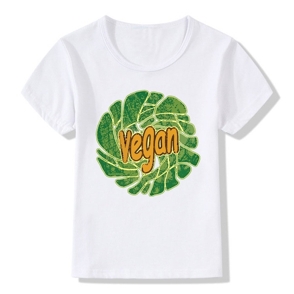 Boy and Girl Print Vegan T-shirt Children Short sleeve GREEN POWER vegetarian vegetable T shirts Kids Tops Tee Baby Clothes, White
Boy and Girl Print Vegan T-shirt Children Short sleeve GREEN POWER vegetarian vegetable T shirts Kids Tops Tee Baby Clothes, White