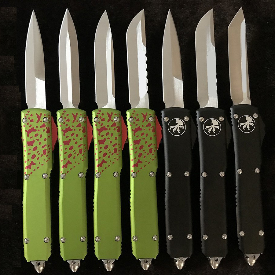 CNC A5 A6 a14 A13 VG10 blade 60-62HR Benchmade BM3300 UTX85 UT121 trumpt 3 "T6 aluminum handle camping automatic knife tactical cutting tool
CNC A5 A6 a14 A13 VG10 blade 60-62HR Benchmade BM3300 UTX85 UT121 trumpt 3 "T6 aluminum handle camping automatic knife tactical cutting tool