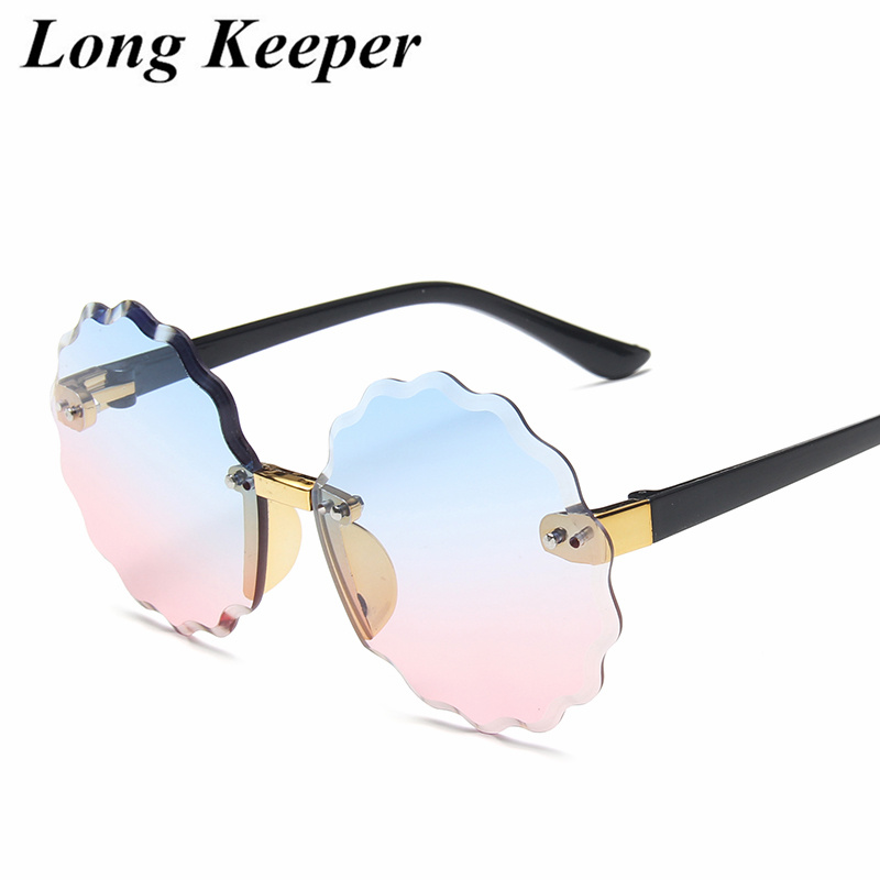 Rimless Big Round Sunglasses for Child Boys Girls Flower Gradient Sun Glasses Female Kids Glasses Shades Eyewear UV400
Rimless Big Round Sunglasses for Child Boys Girls Flower Gradient Sun Glasses Female Kids Glasses Shades Eyewear UV400