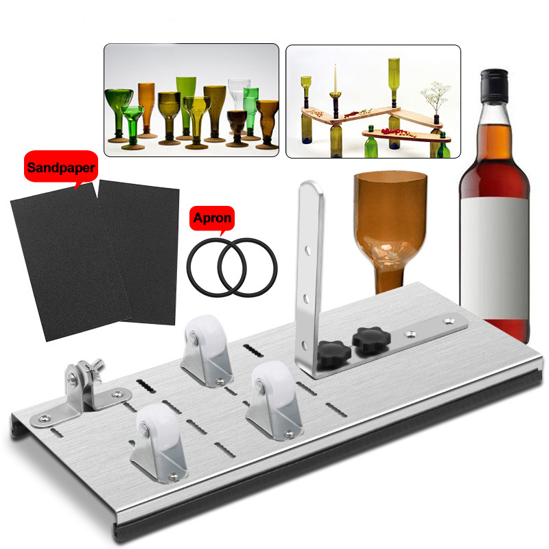 Glass Bottle Cutter Cutting Thickness 3-10mm Aluminum Alloy Better Cutting Control Create Glass Sculptures
Glass Bottle Cutter Cutting Thickness 3-10mm Aluminum Alloy Better Cutting Control Create Glass Sculptures
