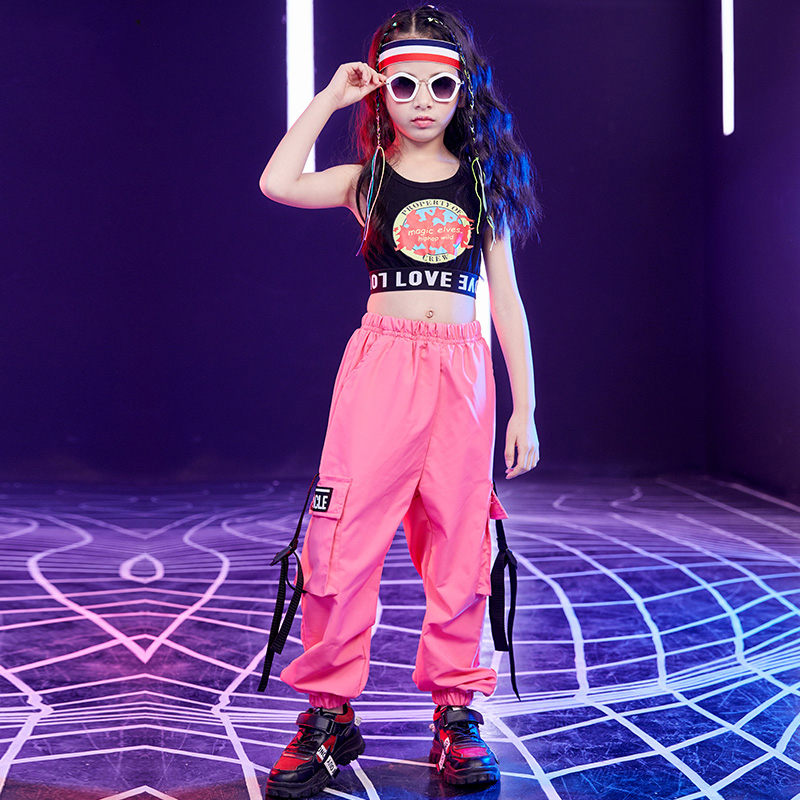 Girls Jazz Dance Costume Vest Hiphop Pants Kids Street Dancing Clothes Children Ballroom Dance Costumes Stage Show Wear SL2125, Black vest
Girls Jazz Dance Costume Vest Hiphop Pants Kids Street Dancing Clothes Children Ballroom Dance Costumes Stage Show Wear SL2125, Black vest