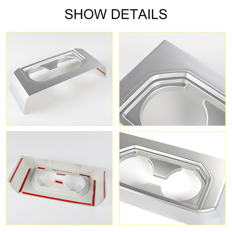 Handle Box Rear Cup Holder Trim Decorative For Ford F150 2016+ High Quality Car Interior Accessories