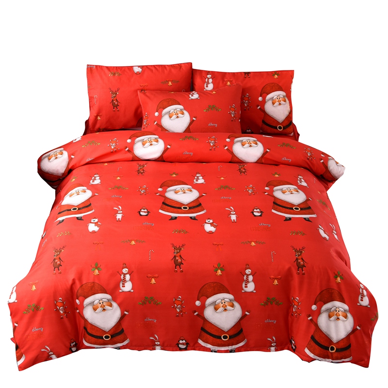 Christmas Bedding Set of 3 Bedding, with Pillowcase Bed Quilt Cover Santa Pillowcase, Patterned Family Hotel Christmas Bedding 2, Red
Christmas Bedding Set of 3 Bedding, with Pillowcase Bed Quilt Cover Santa Pillowcase, Patterned Family Hotel Christmas Bedding 2, Red